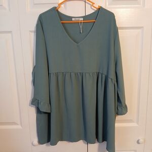 Women's Green Blouse
